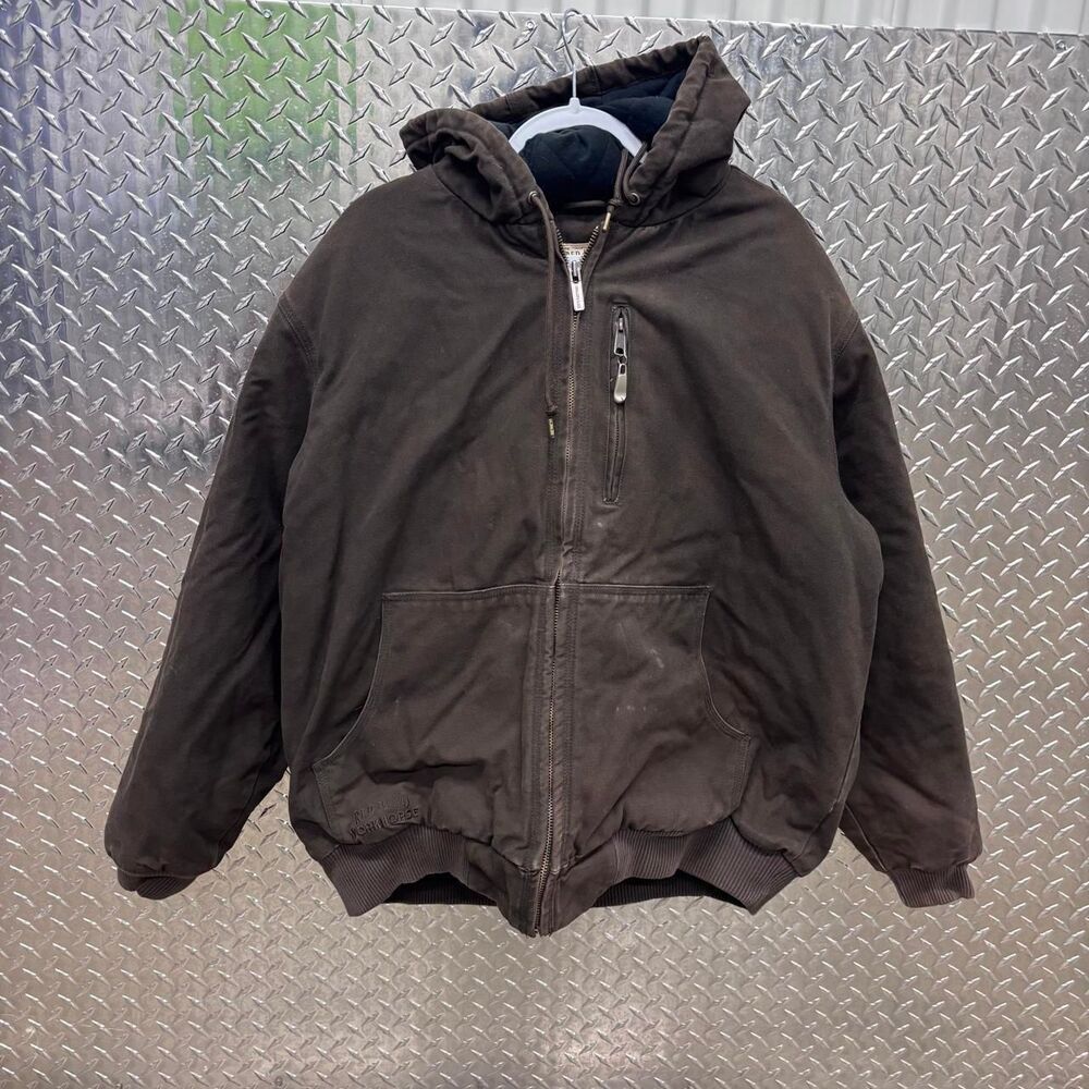 Vtg Y2K Carhartt Esc workwear Brown Red Head Workhorse jacket size XL, good fade